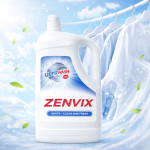 Zenvix folyékony mosószer fehér ruhákhoz 3×5L – nagy kiszerelésű, hosszan tartó frissesség