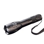 T6 strapabíró és vízálló akkus cree led zoom kézi lámpa - kerékpárra is rögzíthető (BBL)