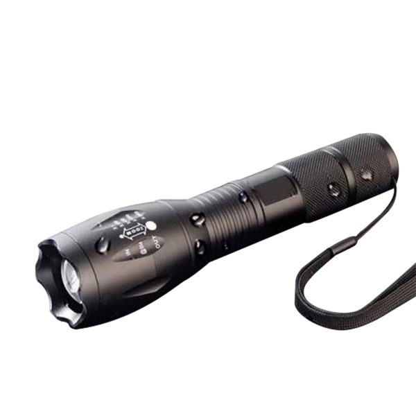 T6 strapabíró és vízálló akkus cree led zoom kézi lámpa - kerékpárra is rögzíthető (BBL)