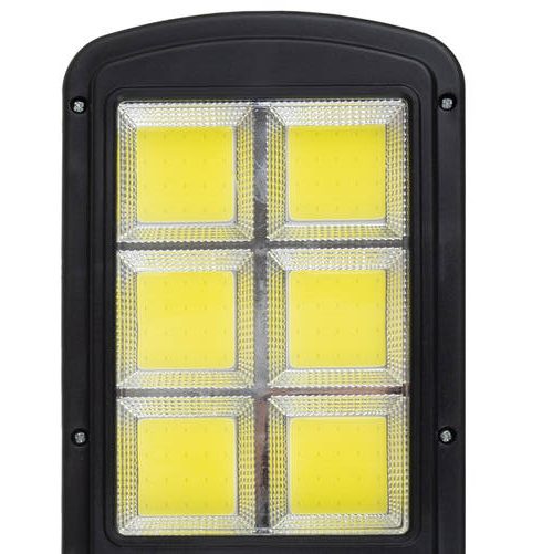 120 COB LED napelemes lámpa sötétedés érzékelővel és távirányítóval (BBV)