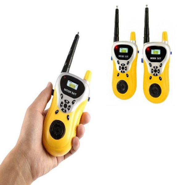 2 darabos hordozható Walkie Talkie gyerekeknek - 100 méteres hatótáv (BBJ)