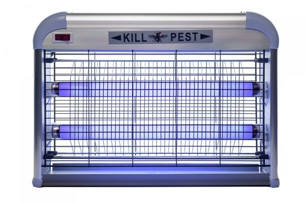 20W Nagyméretű elektromos rovarcsapda UV fénnyel - fehér (MT-020) (BBV)
