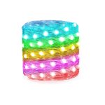 Zenére, tapsra változó színű, IP67 vízálló, RGB LED fényfüzér - távirányítóval és okostelefonnal is vezérelhető - 10 m (BBJ)