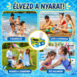 AquaVolt 2 az 1-ben elektromos vízipisztoly – nagy kapacitású automata vízifegyver - kék-sárga(BBMJ)