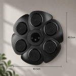 Bluetooth zenélő boxgép falra – LED reflexfejlesztő box tréner 9 ritmus móddal 40×40×6 cm (BBJ)