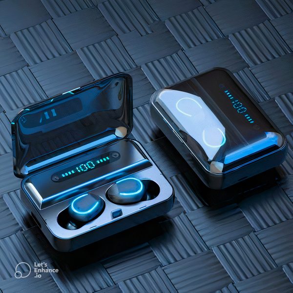 F9 TWS vezeték nélküli  Bluetooth fülhallgató akkus töltődobozzal (BBV)