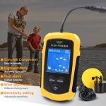 Fish Finder LCD kijelzős hordozható halradar - szonár érzékelővel, visszhangjelzővel(BBL)