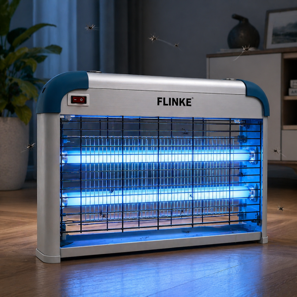 Flinke 60W elektromos rovarirtó lámpa – UV fénycsöves szúnyog- és légycsapda beltérre (BBA)