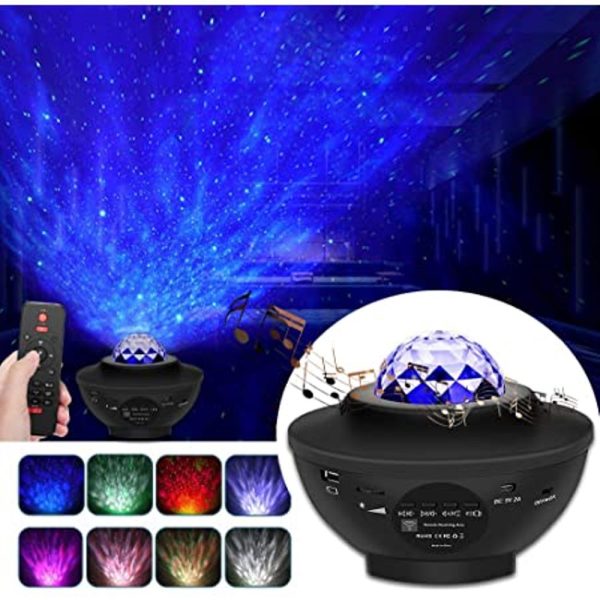 GALAXIS projector - csillagos ég party lámpa távirányító+hangszóró BLUETOOTH (BBJ) (BBV)