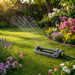 GreenPro 19 lyukú oszcilláló locsoló – állítható kerti vízpermetező sprinkler gyephez és öntözéshez (BBL-M)