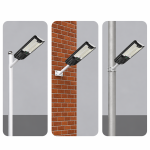 Hayami KL25-294 300W napelemes LED utcai lámpa – távirányítós kültéri reflektor IP65 vízálló kivitelben (BBV)