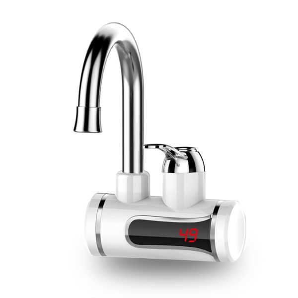 WATER+ Fali csatlakozós vízmelegítő csaptelep, LED kijelzővel (BBL)