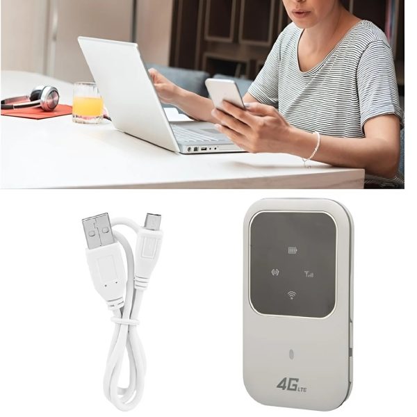 Hordozható 4G WiFi router – mobil internetmegoldás okostelefonokhoz és táblagépekhez– 150 Mbit/s sebességgel (BBD)(BBV)