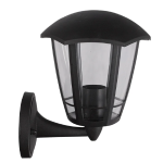 Kültéri LED homlokzati fali lámpa – modern kerti világítás 100V–200V 50-60Hz E27 foglalat - fekete 1006BD (BBD)