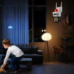 LunariSo WiFi + 4G okos biztonsági kamera szirénával – 360° forgatható IP kamera humán mozgásérzékeléssel, kétirányú hanggal és mobilos vezérléssel CAM360-005 (BBL)