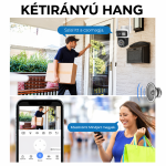 LunariSo WiFi + 4G okos biztonsági kamera szirénával – 360° forgatható IP kamera humán mozgásérzékeléssel, kétirányú hanggal és mobilos vezérléssel CAM360-005 (BBL)
