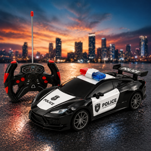 MAX SPEED RACE RC távirányítós rendőrautó – 1:20 méretarányú játék autó távirányítóval gyerekeknek (BBJ)