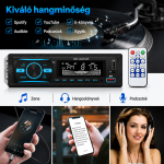 Modern autórádió Bluetooth kapcsolattal – MP3/USB/SD támogatás és LCD Kijelző (BBL)