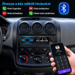 Modern autórádió Bluetooth kapcsolattal – MP3/USB/SD támogatás és LCD Kijelző (BBL)
