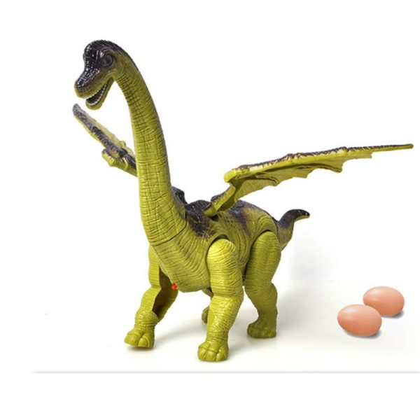 Üvöltő, lépkedő óriás szárnyas dinoszaurusz - menet közben tojást rak (BBJ)