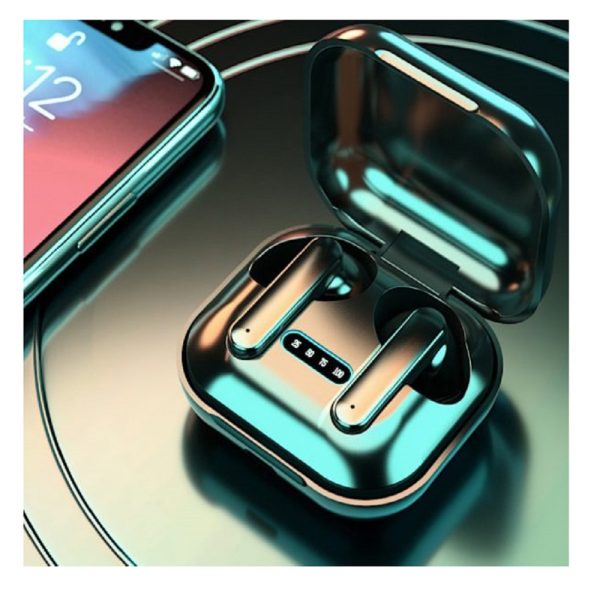 Vezeték nélküli Air P83 bluetooth fülhallgató mikrofonnal - fekete (BBV)