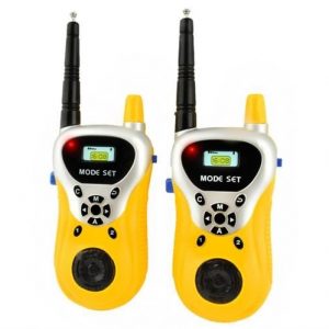 2 darabos hordozható Walkie Talkie gyerekeknek - 100 méteres hatótáv (BBJ)