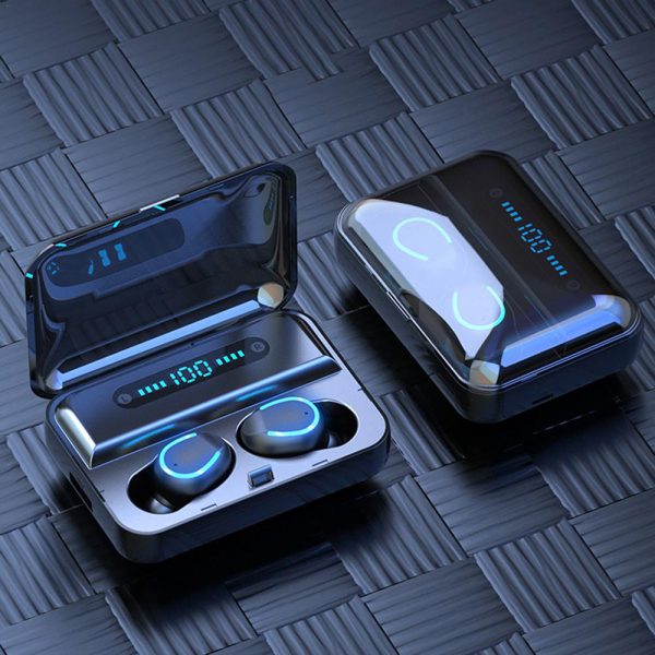 F9 TWS vezeték nélküli  Bluetooth fülhallgató akkus töltődobozzal (BBV)