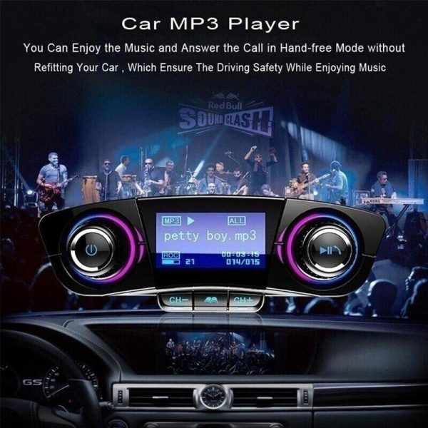 Autórádió formájú 3in1 FM Transmitter, MP3-lejátszó és Bluetooth kihangosító (BBV)