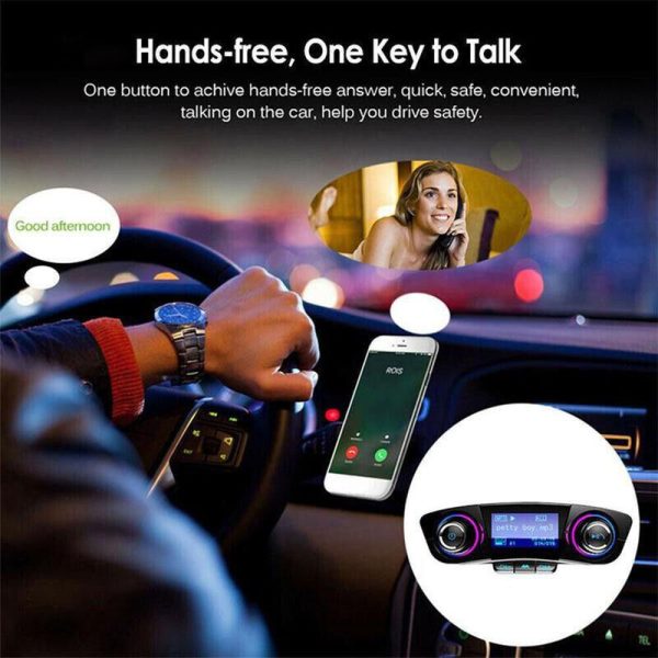 Autórádió formájú 3in1 FM Transmitter, MP3-lejátszó és Bluetooth kihangosító (BBV)