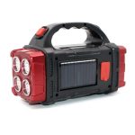 HB-2678 extra erős fényű, 62 LED-es, napelemes kézilámpa és power bank - praktikus lámpa kempingezéshez, horgászathoz, szereléshez (BBD)