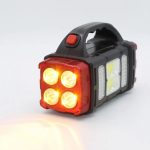 HB-2678 extra erős fényű, 62 LED-es, napelemes kézilámpa és power bank - praktikus lámpa kempingezéshez, horgászathoz, szereléshez (BBD)
