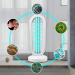 Baktérium- és vírusölő ózonos UVC germicid lámpa távirányítóval, fehér (BBV)