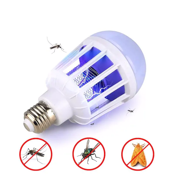 2in1 Szúnyogirtó LED izzó - rovarok elleni védelem és éjjeli fény 15W (BBL)