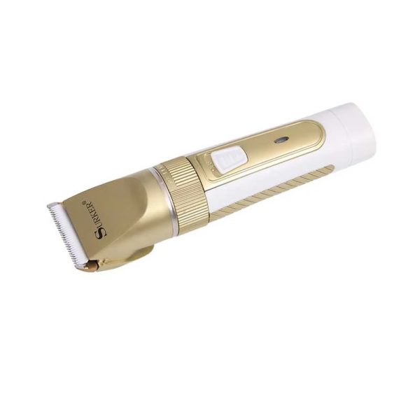 Surker SK-910 csendes működésű, akkumulátoros kisállatszőr nyíró készülék - 3-6-9-12 mm cserélhető fejekkel (BBV) (BBL)