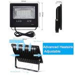 RGB színes telefonról irányítható LED reflektor/Party reflektor - 60W (BBV)