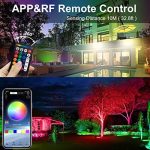 RGB színes telefonról irányítható LED reflektor/Party reflektor - 60W (BBV)