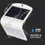 Modern, mozgásérzékelős, IPX5 időjárásálló napelemes lámpa - fehér - 40W (BBV)