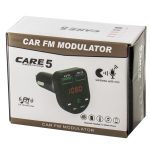 CAR E5 Bluetooth FM transmitter - kihangosító funcióval (BBV) (BBL)