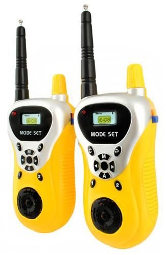 2 darabos hordozható Walkie Talkie gyerekeknek - 100 méteres hatótáv (BBJ)