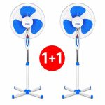 1+1 Szuperhatékony 40W állóventilátor – csendes szobai ventilátor állítható magassággal (BBD)