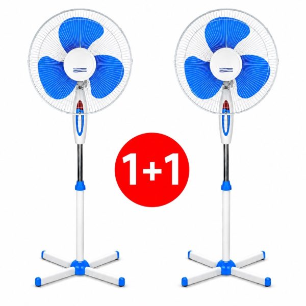 1+1 Szuperhatékony 40W állóventilátor – csendes szobai ventilátor állítható magassággal (BBD)