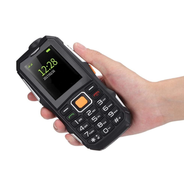 Hardphone dupla simkártyás strapabíró mobiltelefon – csepp-, por- és ütésálló (BBV)