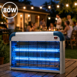 NONA 80W elektromos rovarirtó lámpa – UV fénycsöves szúnyog- és légycsapda beltérre (BBD)