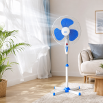 Szuperhatékony 40W állóventilátor – csendes szobai ventilátor állítható magassággal (BBD)