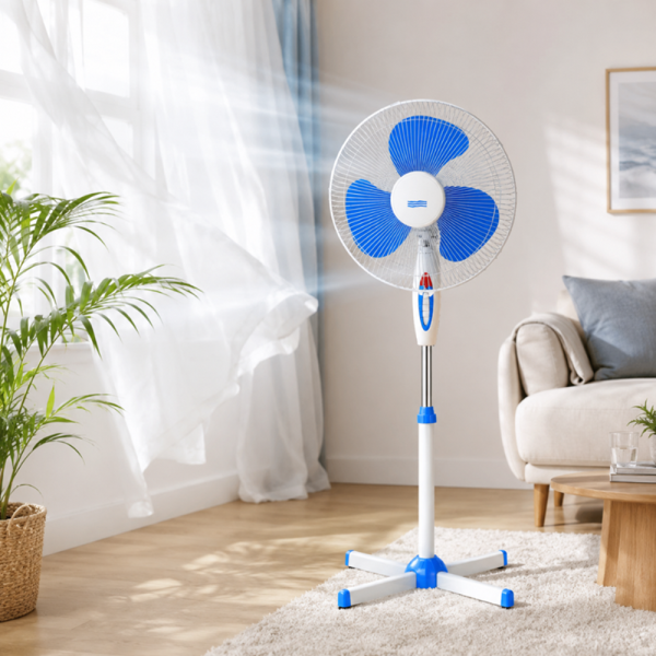 Szuperhatékony 40W állóventilátor – csendes szobai ventilátor állítható magassággal (BBD)