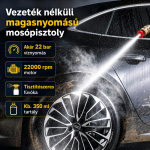 Weber állítható locsolópisztoly – kerti vízpermetező szórófej autómosáshoz, öntözéshez és tisztításhoz (BBL)